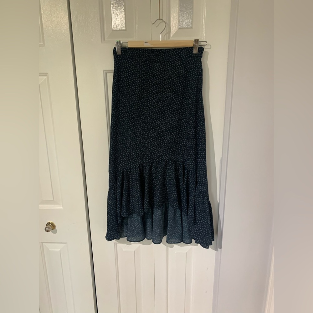 H&M Black Ruffled High-Low Skirt - Picture 2 of 7